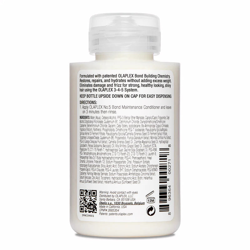 No.5 Bond Maintenance Conditioner - Protects and repairs damaged hair, split ends, and frizz by relinking broken bonds. Makes hair healthier.