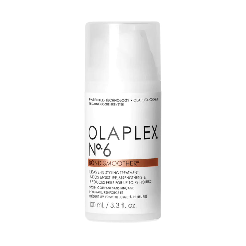 No. 6 Bond Smoother  - Conditions and strengthens without adding hold or excess weight. It will speed up blow dry time while smoothing.