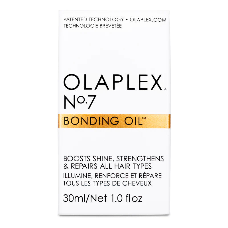 No.7 Bonding Oil - Olaplex - Increases shine, softness, and color vibrancy. Minimizes flyaways and frizz, while providing UV/heat protection.