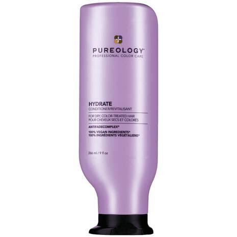 Pureology Hydrate Conditioner -  deeply hydrates normal to thick dry, color-treated hair with key ingredients Jojoba, Green Tea, and Sage.