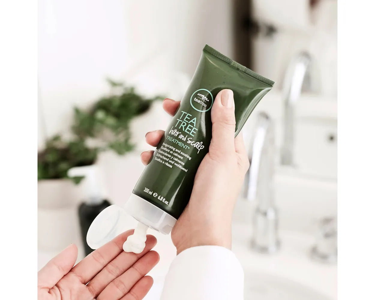 Tea Tree Hair and Scalp Treatment - When hair and scalp issues need immediate intervention, get help with a tingly dose of strengthening conditioners.
